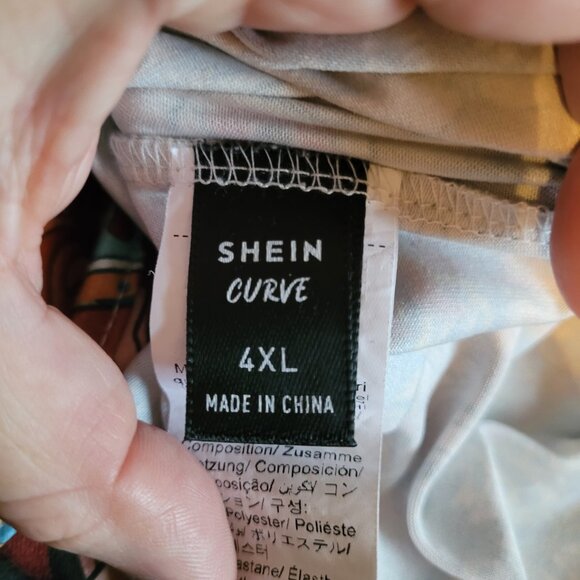 SZ 4Xl Boho Style Loose Drop Crotch Jump Suit Romper Open Shoulders - Picture 6 of 6